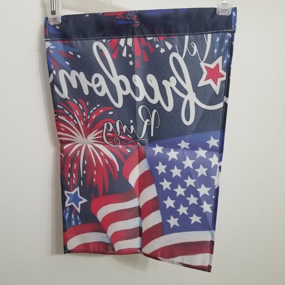 NWT small patriotic "Let Freedom Ring" banner - Picture 3 of 4